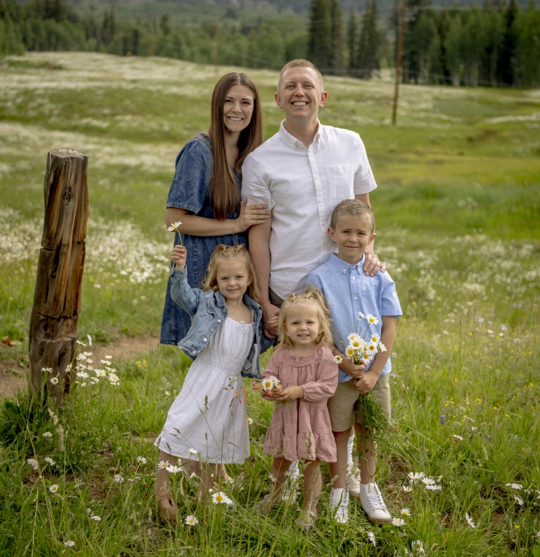 dentist in rifle co - dr nathan millerberg with family